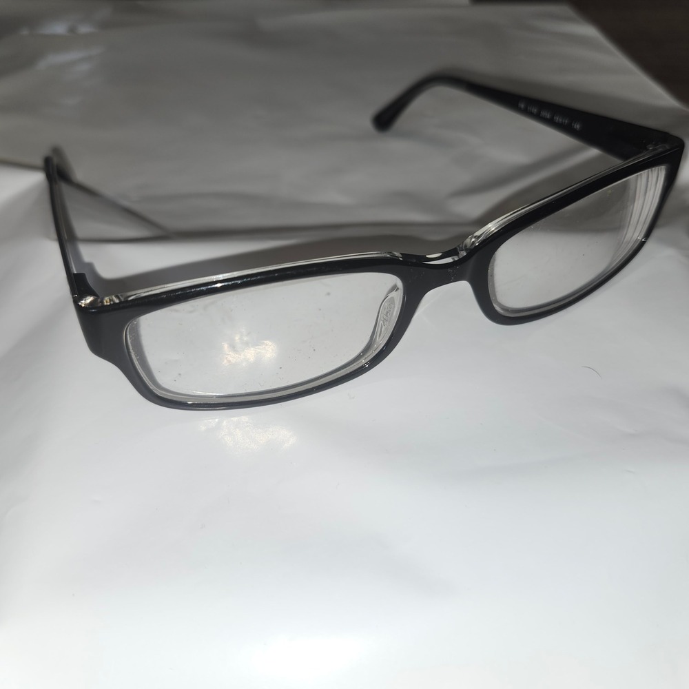 Ray-Ban RB 5142 2034 Titanium Eyeglass Frames Only Black Clear 52-17-145
